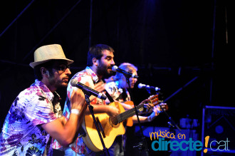Els Terratombats al concert #CatalunyaLlibertat