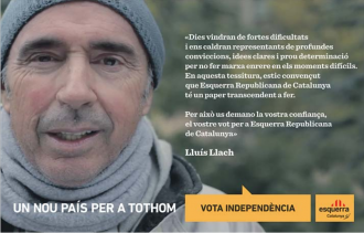 Lluís Llach demana el vot per ERC