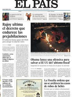 El País: "Rajoy ultima el decret que endureix les prejubilacions"