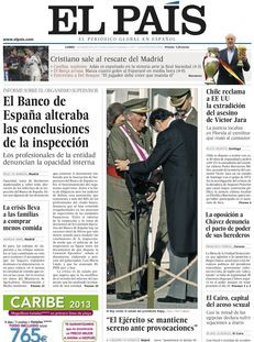 El País: "El Banc d'Espanya alterava les conclusions de la inspecció"