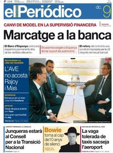 El Periódico: "Marcatge a la banca"