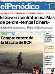 El Periódico: "El Govern central acusa Mas de perdre temps i diners"