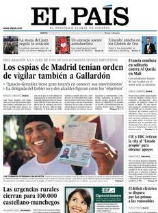 El País: "Els espies de Madrid tenien ordre de vigilar també Gallardón"