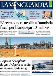 La Vanguardia:"Bárcenas es va acollir a l'amnistia fiscal per blanquejar 10 milions"