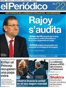 El Periódico: "Rajoy s'audita"