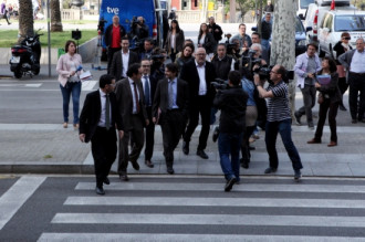 Oriol Pujol arriba al Palau de Justícia per declarar pel cas de les ITV