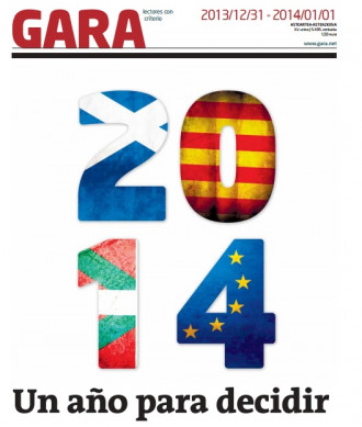 El 2014 segons el diari GARA l'any del dret a decidir