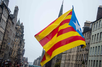 Dia del referèndum pels carrers de Edinburgh