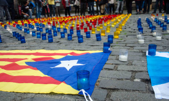 Dia del referèndum pels carrers de Edinburgh