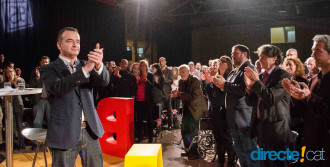 Acte de presentació d'Alfred Bosch com a cap de llista d'Esquerra Barcelona