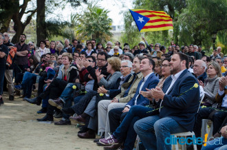 Acte d'ERC "República és llibertat" al Parc de la Ciutadella