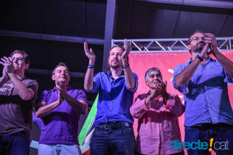 Pablo Iglesias i Joan Herrera a Mollet del Vallès