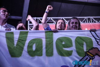 Pablo Iglesias i Joan Herrera a Mollet del Vallès