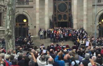 Ampli suport als imputats per la consulta del 9N