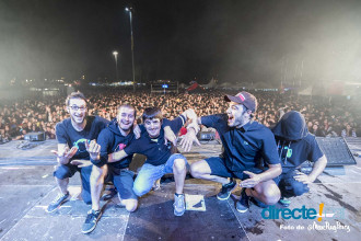 Concert de Los Caligaris, Zoo i La Pegatina a Barraques de Girona