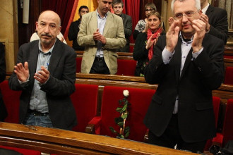 Emotiu homenatge en memòria de Muriel Casals al Ple del Parlament