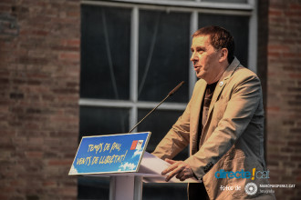 Acte "Temps de pau, vents de llibertat" amb Arnaldo Otegi