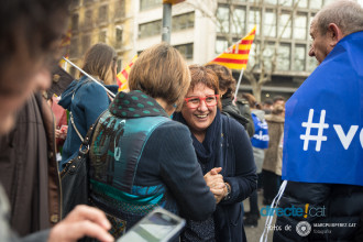 Manifestació #VolemAcollir a Barcelona
