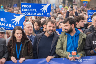 Manifestació #VolemAcollir a Barcelona