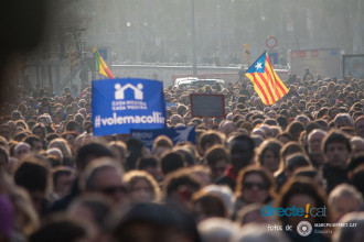 Manifestació #VolemAcollir a Barcelona