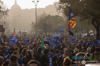 Manifestació #VolemAcollir a Barcelona