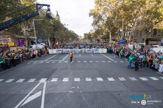 Fotogaleria de la Manifestacio de #LlibertatJordis