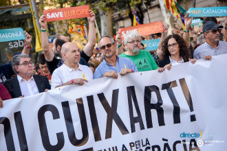 Fotogaleria de la Manifestacio de #LlibertatJordis