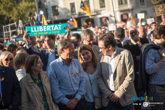 Fotogaleria de la Manifestacio de #LlibertatJordis