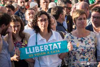 Fotogaleria de la Manifestacio de #LlibertatJordis