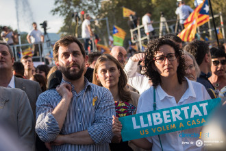 Fotogaleria de la Manifestacio de #LlibertatJordis