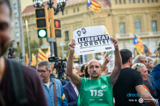 Fotogaleria de la Manifestacio de #LlibertatJordis