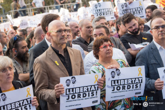 Fotogaleria de la Manifestacio de #LlibertatJordis