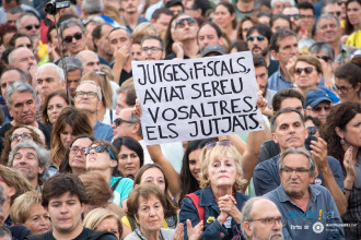 Fotogaleria de la Manifestacio de #LlibertatJordis