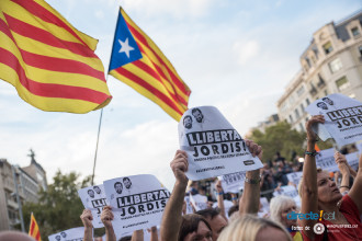 Fotogaleria de la Manifestacio de #LlibertatJordis