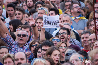 Fotogaleria de la Manifestacio de #LlibertatJordis