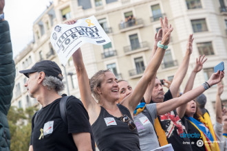 Fotogaleria de la Manifestacio de #LlibertatJordis