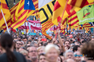 Fotogaleria de la Manifestacio de #LlibertatJordis