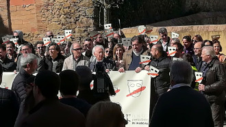 Avui el poble de Jafre ha suportat la ignomínia del feixisme pur i dur de “Tabarnia” patrocinat per l’empresa de Joan López Alegre i l’Ulster de Jordi Cañas amb el bufó d’Albert Boadella