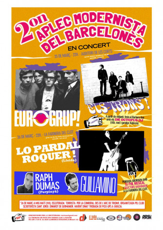 Cartell de l'Aplec Modernista del Barcelonès