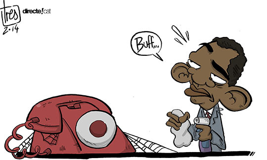 #0051 @comisBotifarra Obama telèfon vermell a Putin