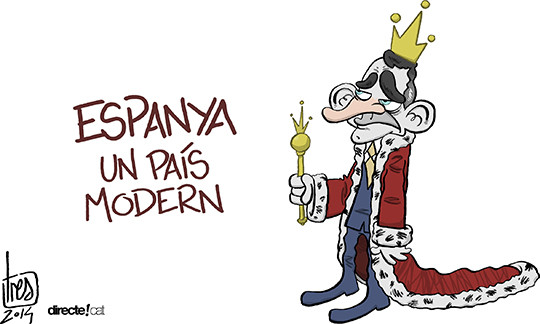 #0095 @comisBotifarra La nostra benvinguda al rei dels espanyols #FelipVIelBreu