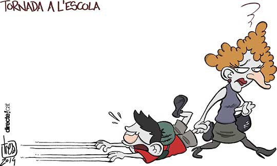 #0121 @comisBotifarra Tornada a l'escola