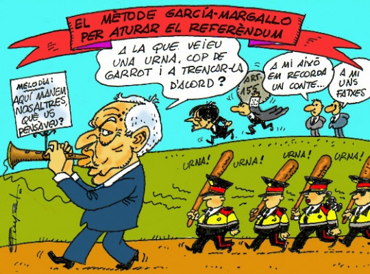 #0025 @somrepublica El mètode Margallo per carregar-se les urnes vist pel mestre #Puyal
