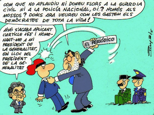 #0041 @somrepublica L’atac de banyes del govern espanyol a la bona feina dels Mossos segons el mestre #Puyal