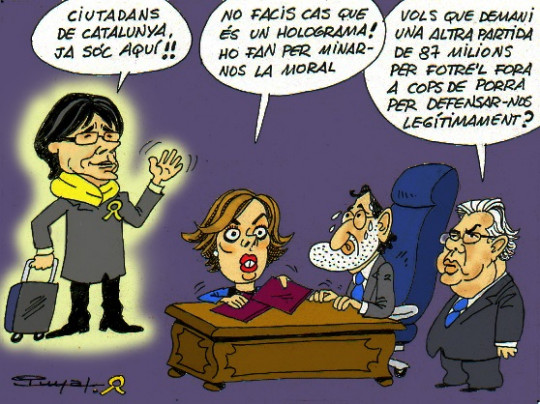 #0061 @somrepublica Vindrà Puigdemont a la investidura? el mestre #Puyal ho explica