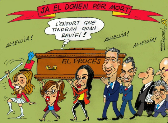 #0063 @somrepublica La caverna enterra el procés però el mestre #Puyal diu que resucitarà