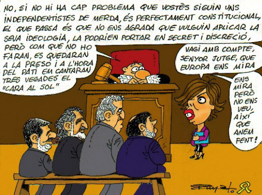 #0064 @somrepublica Els presos polítics a ulls del Govern Espanyol segons el mestre #Puyal