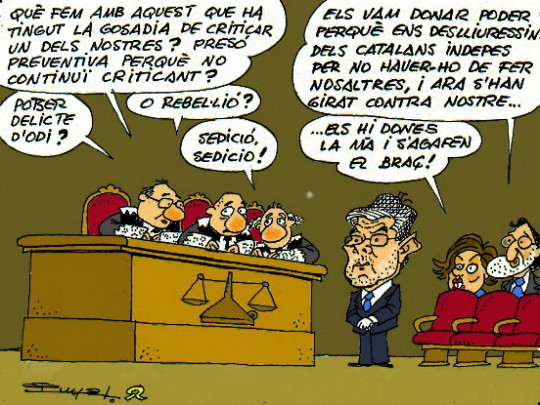 #0076 @somrepublica El ministre de justícia davant els seus tribunals segons el mestre #Puyal