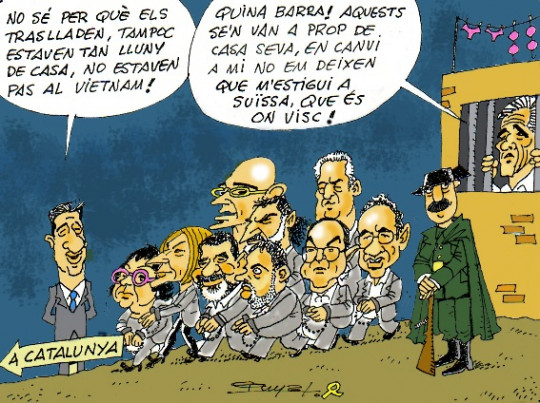 #0084 @somrepublica Els presos polítics del govern espanyol segons el mestre #Puyal