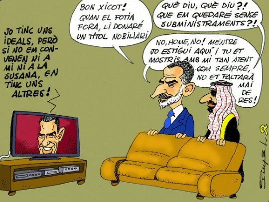 #0101 @somrepublica La venda d'armes per part del Govern Espanyol a les dictadures segons el mestre #Puyal